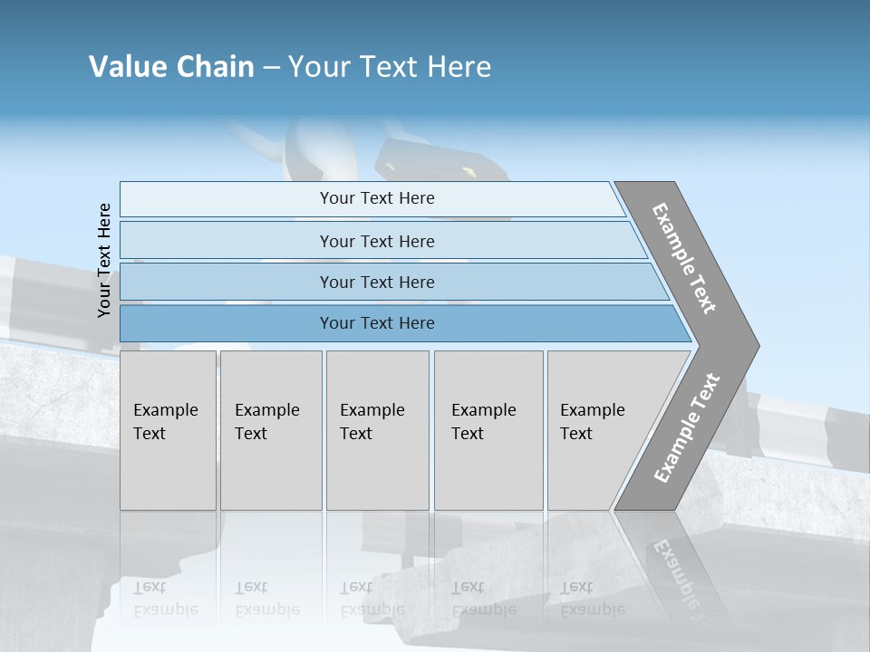 Worry Dart Bridge PowerPoint Template