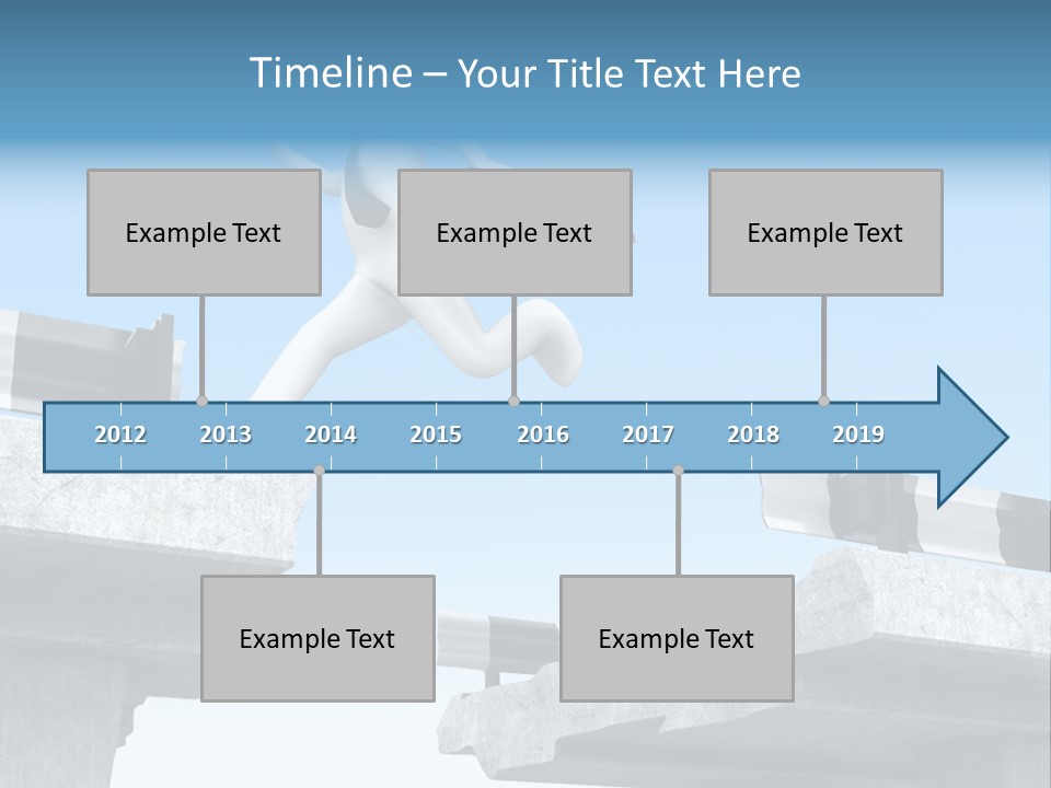 Worry Dart Bridge PowerPoint Template