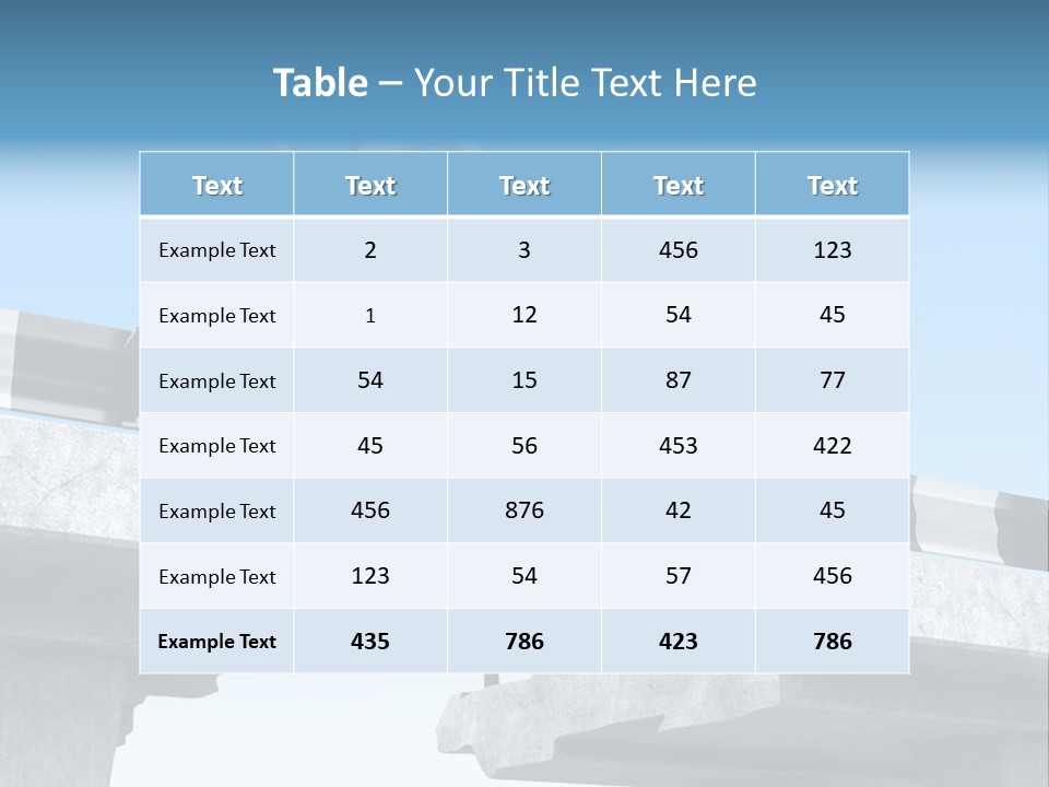 Worry Dart Bridge PowerPoint Template