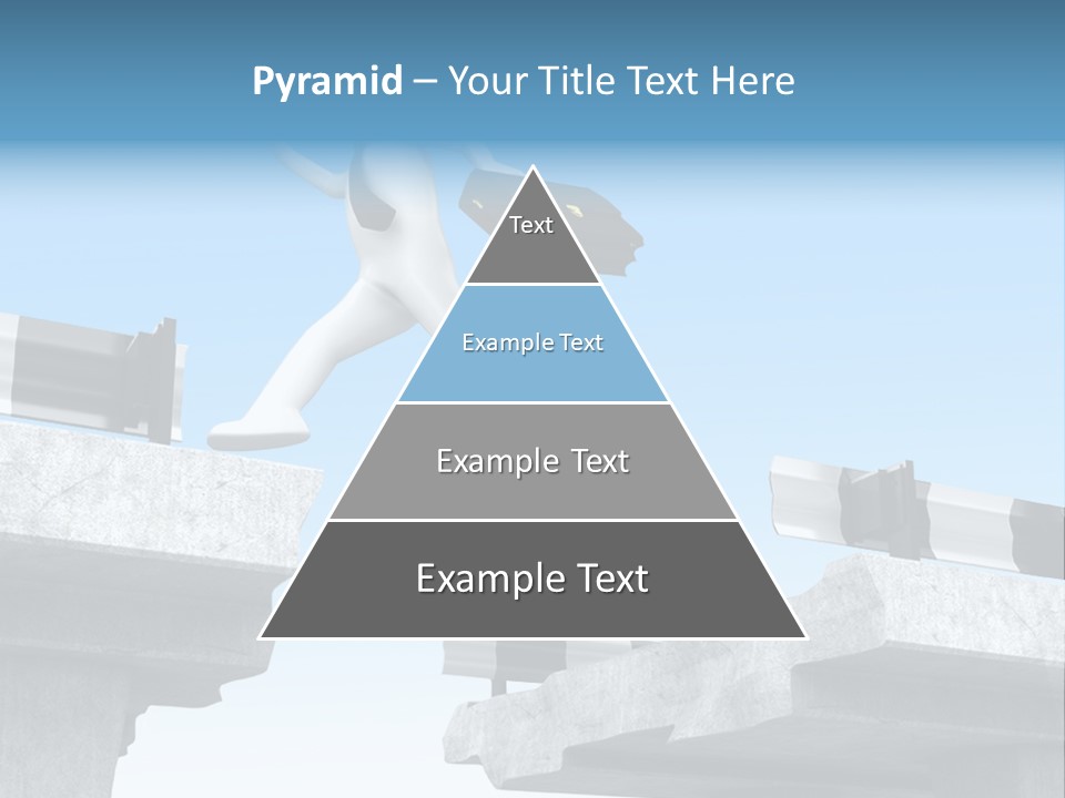 Worry Dart Bridge PowerPoint Template