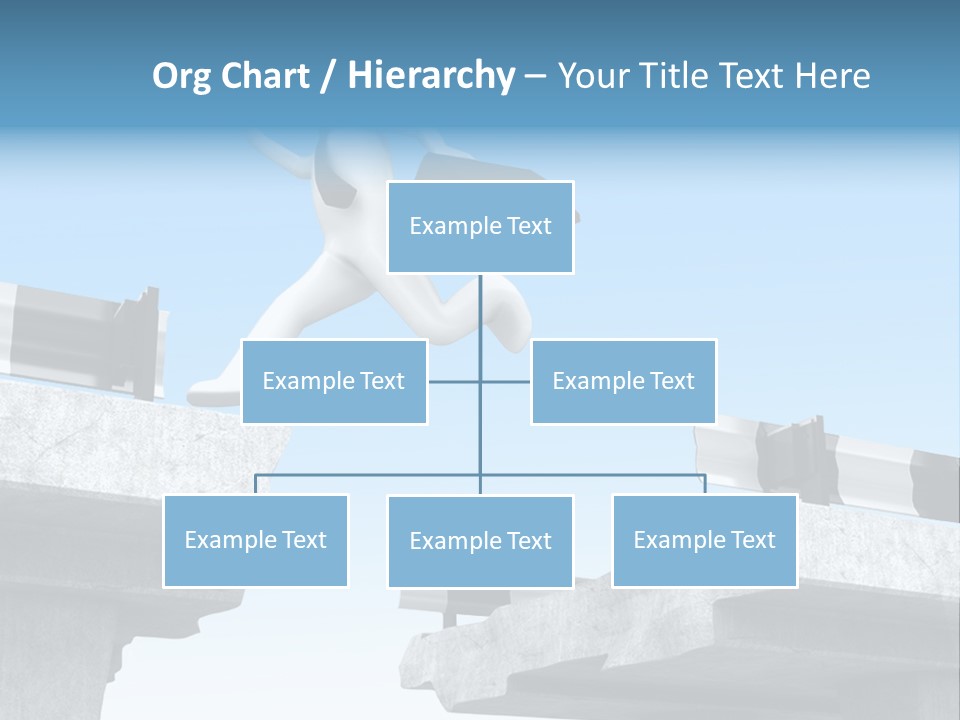 Worry Dart Bridge PowerPoint Template