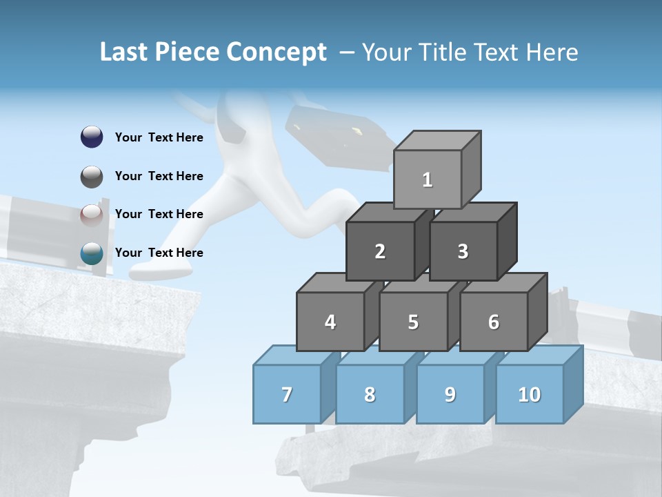 Worry Dart Bridge PowerPoint Template