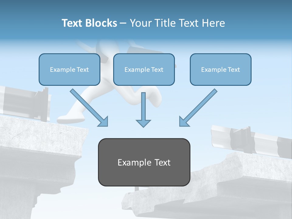 Worry Dart Bridge PowerPoint Template