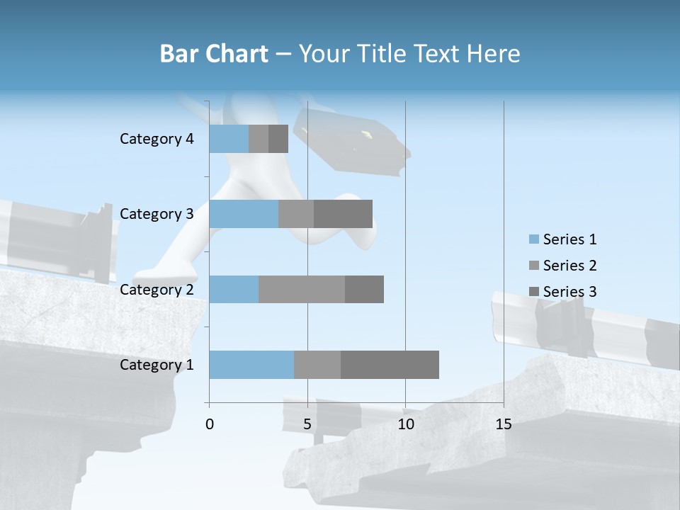 Worry Dart Bridge PowerPoint Template