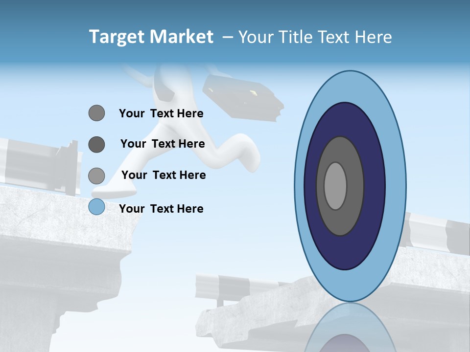 Worry Dart Bridge PowerPoint Template