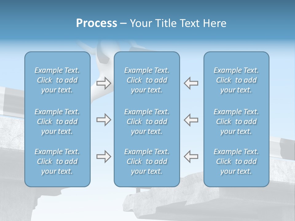 Worry Dart Bridge PowerPoint Template