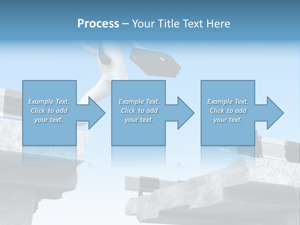 Worry Dart Bridge PowerPoint Template