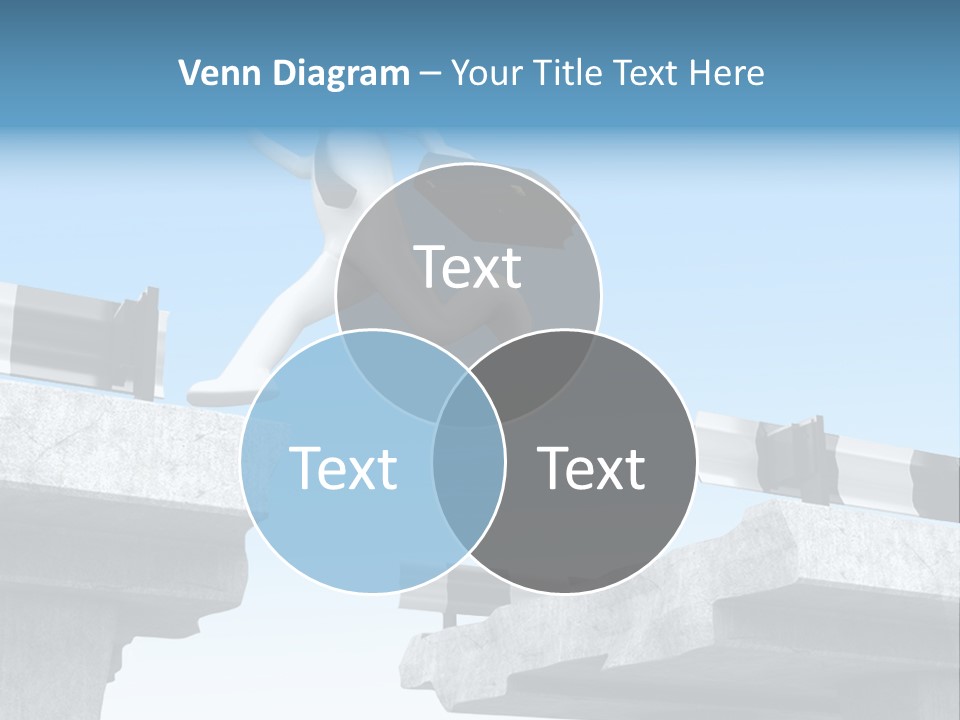 Worry Dart Bridge PowerPoint Template