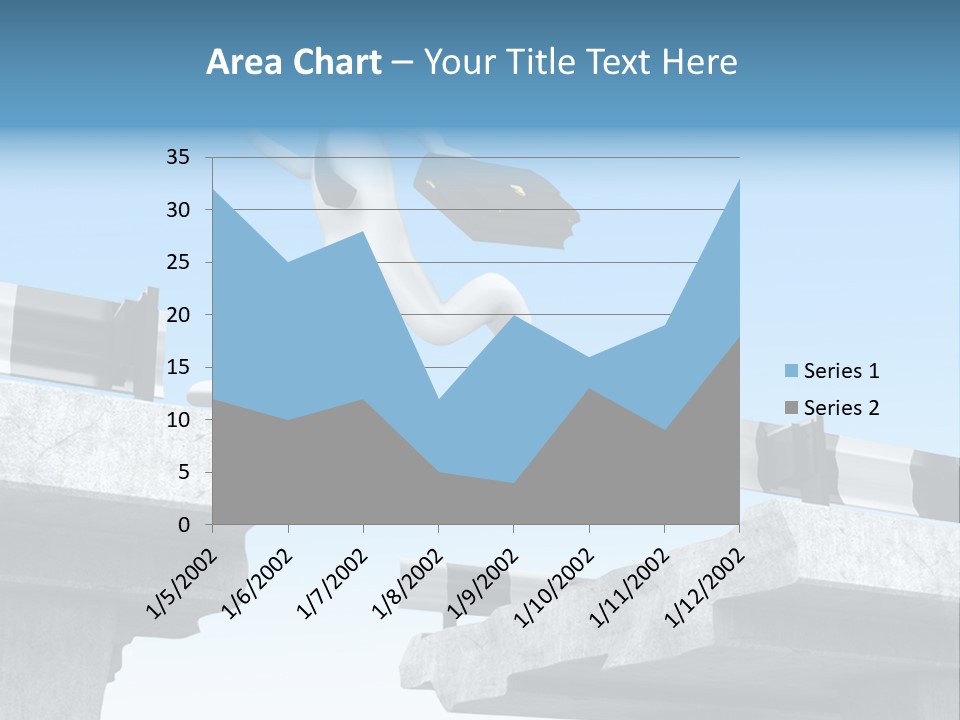 Worry Dart Bridge PowerPoint Template