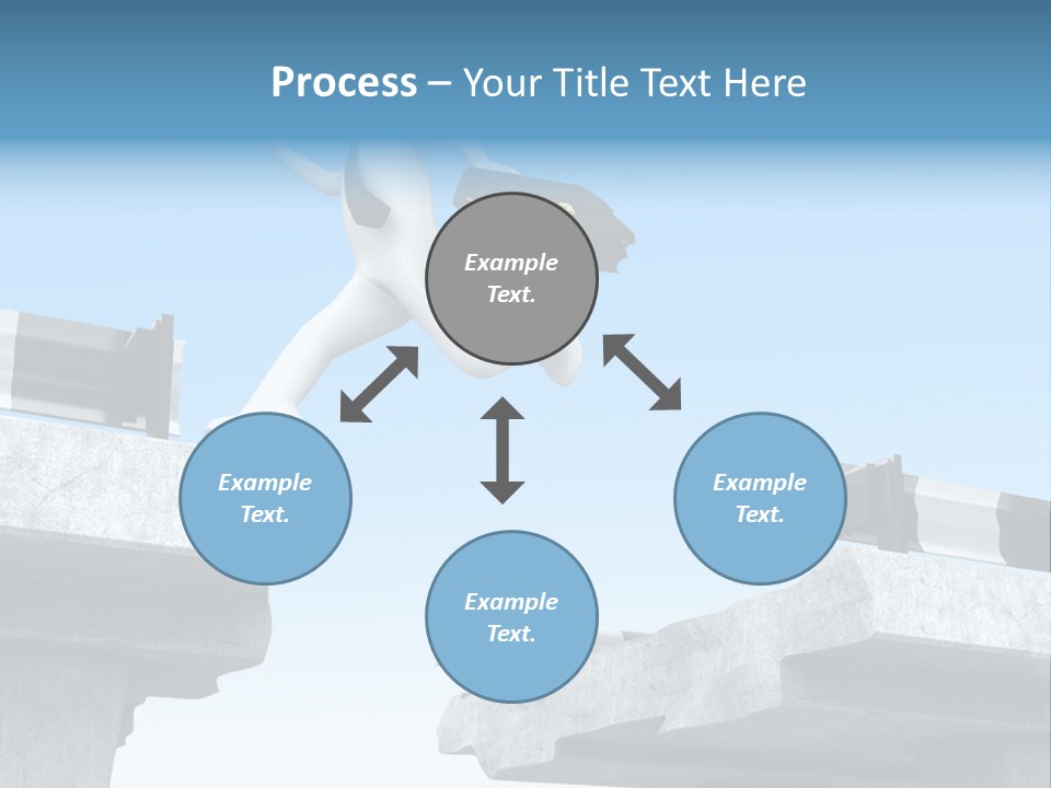 Worry Dart Bridge PowerPoint Template