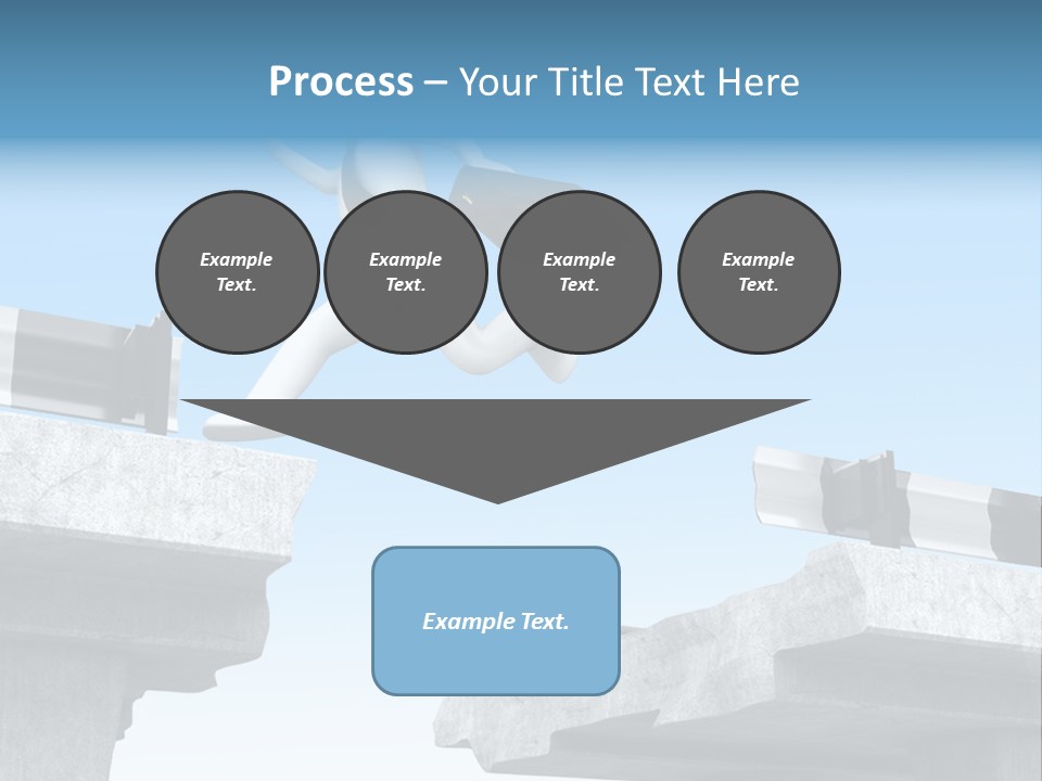 Worry Dart Bridge PowerPoint Template