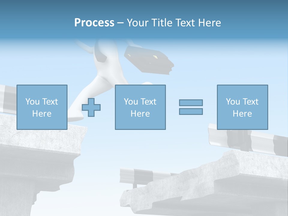 Worry Dart Bridge PowerPoint Template