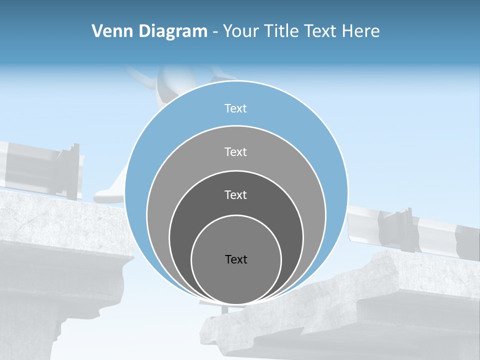 Worry Dart Bridge PowerPoint Template