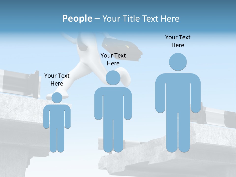 Worry Dart Bridge PowerPoint Template