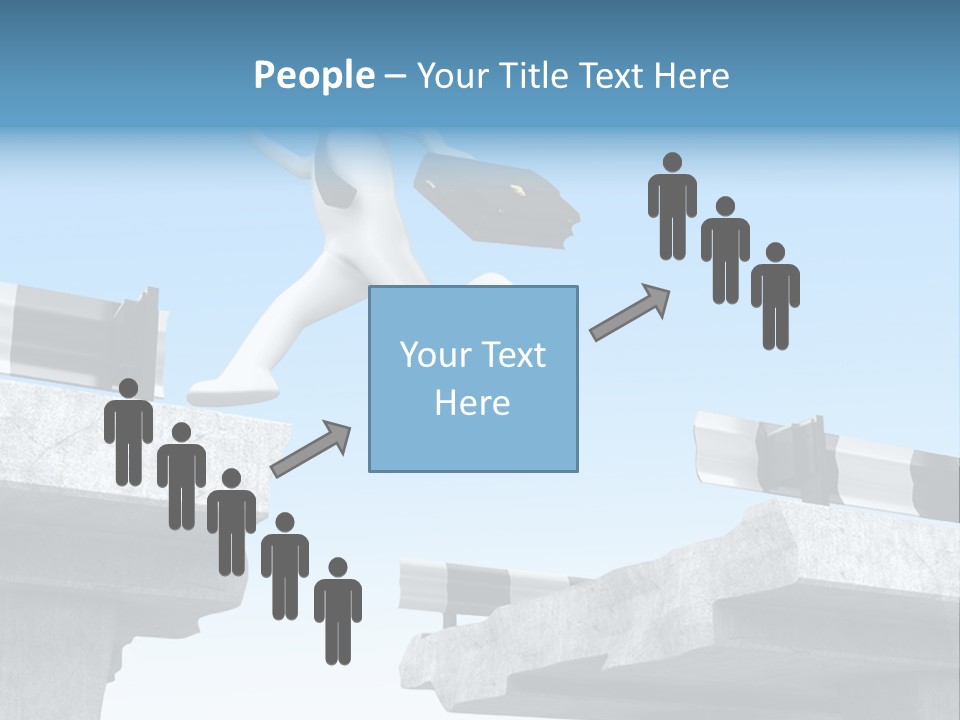 Worry Dart Bridge PowerPoint Template