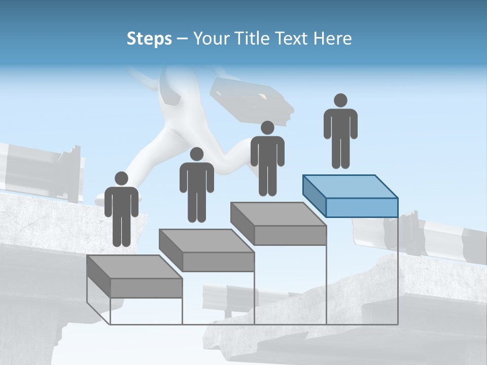 Worry Dart Bridge PowerPoint Template