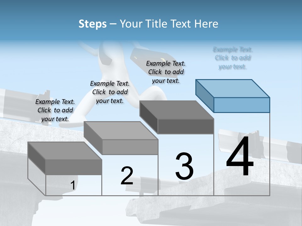 Worry Dart Bridge PowerPoint Template