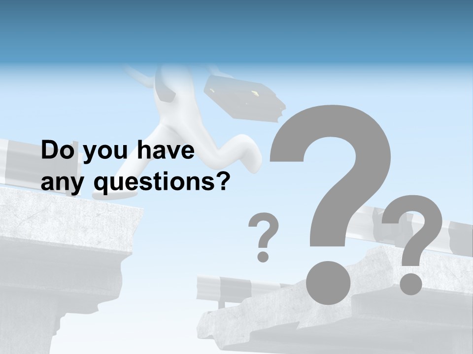 Worry Dart Bridge PowerPoint Template