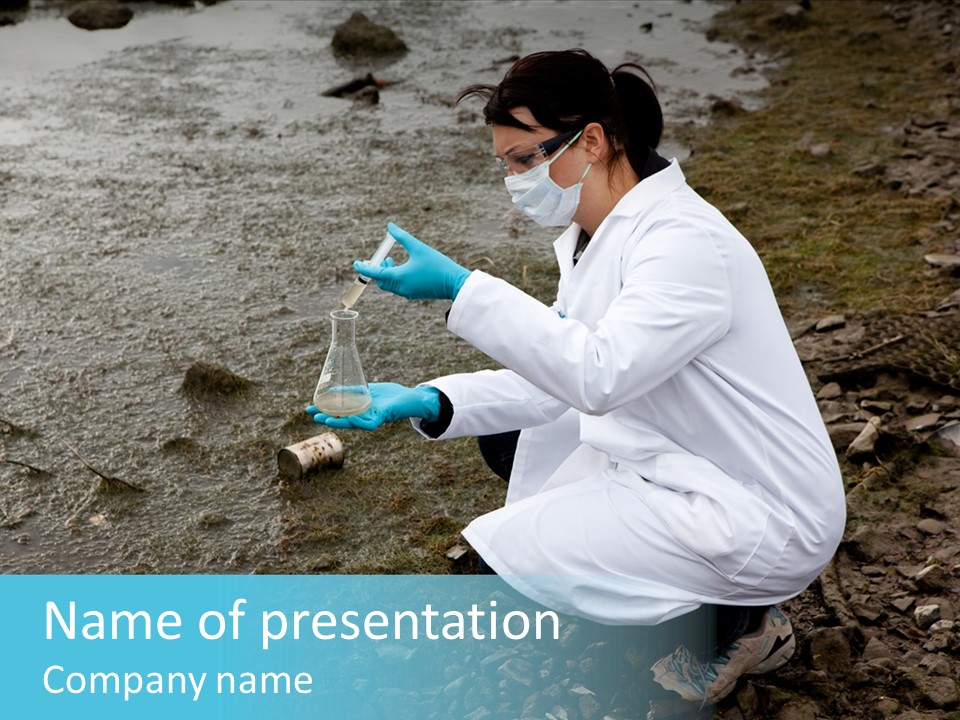 River Researcher Analyse PowerPoint Template