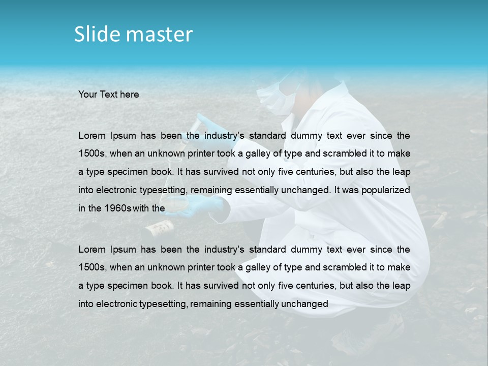 River Researcher Analyse PowerPoint Template