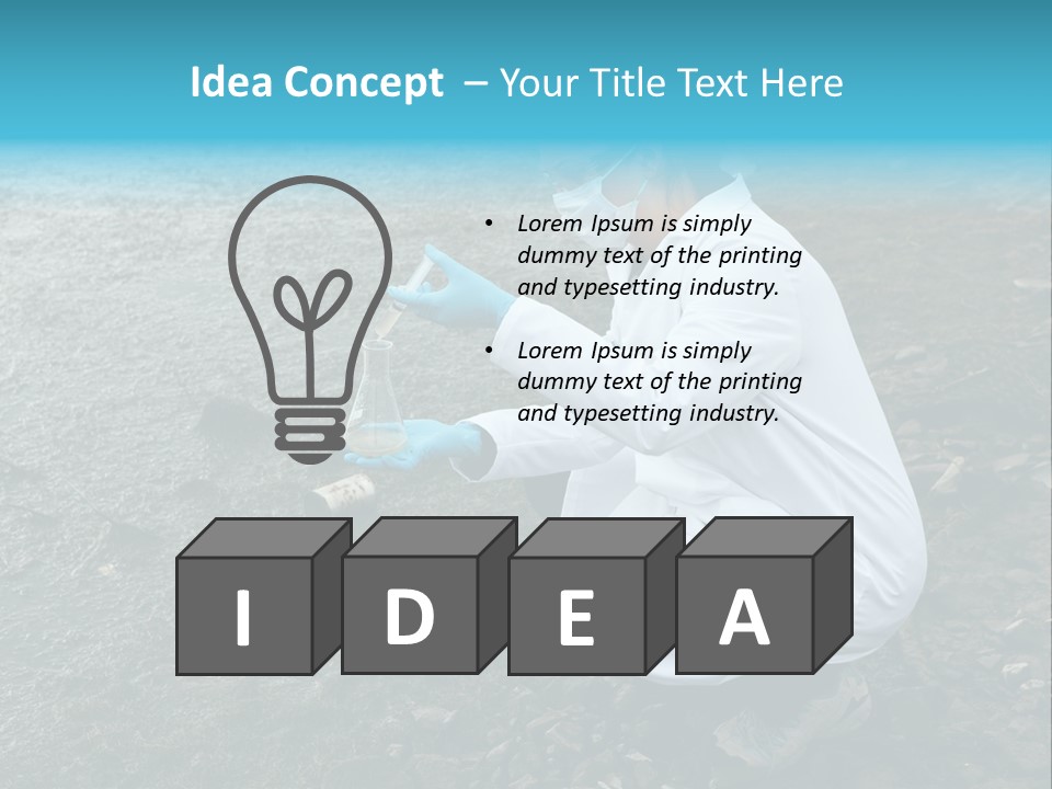 River Researcher Analyse PowerPoint Template