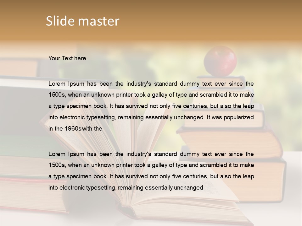 Pie Nature Measure PowerPoint Template