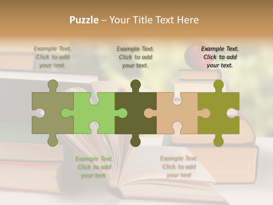 Pie Nature Measure PowerPoint Template