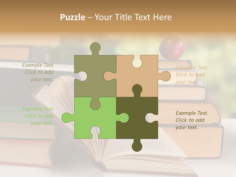 Pie Nature Measure PowerPoint Template
