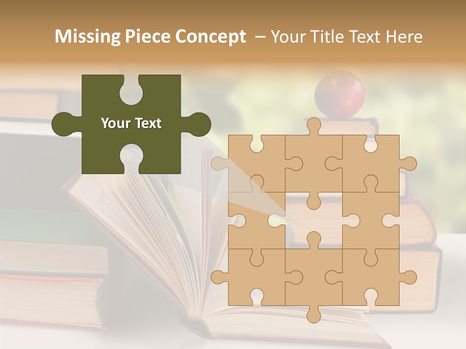 Pie Nature Measure PowerPoint Template