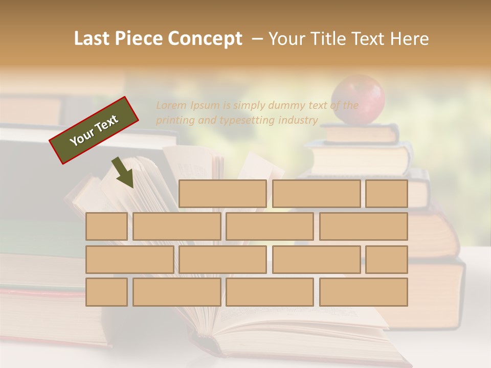 Pie Nature Measure PowerPoint Template