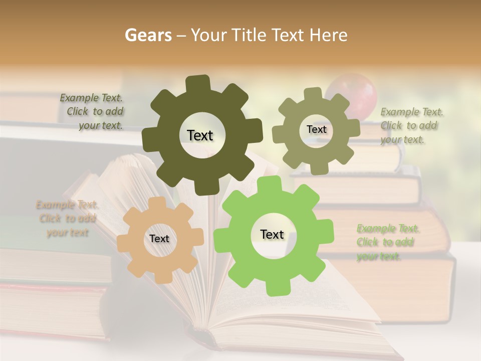 Pie Nature Measure PowerPoint Template