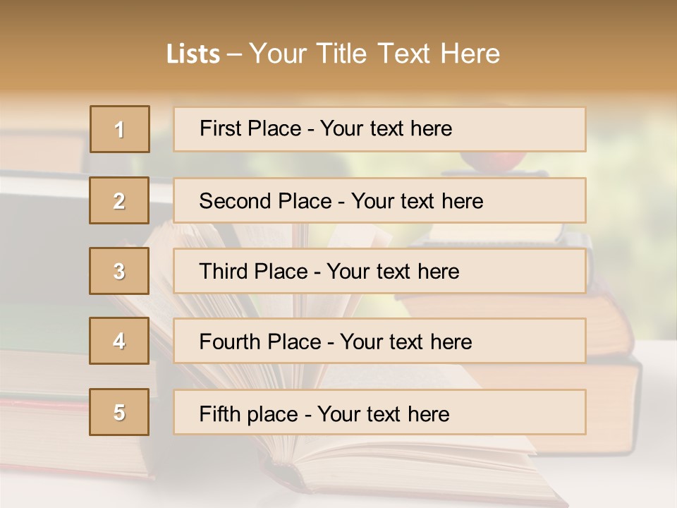 Pie Nature Measure PowerPoint Template