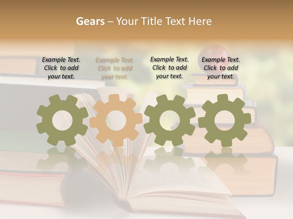 Pie Nature Measure PowerPoint Template