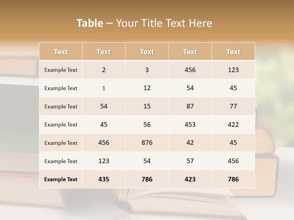 Pie Nature Measure PowerPoint Template
