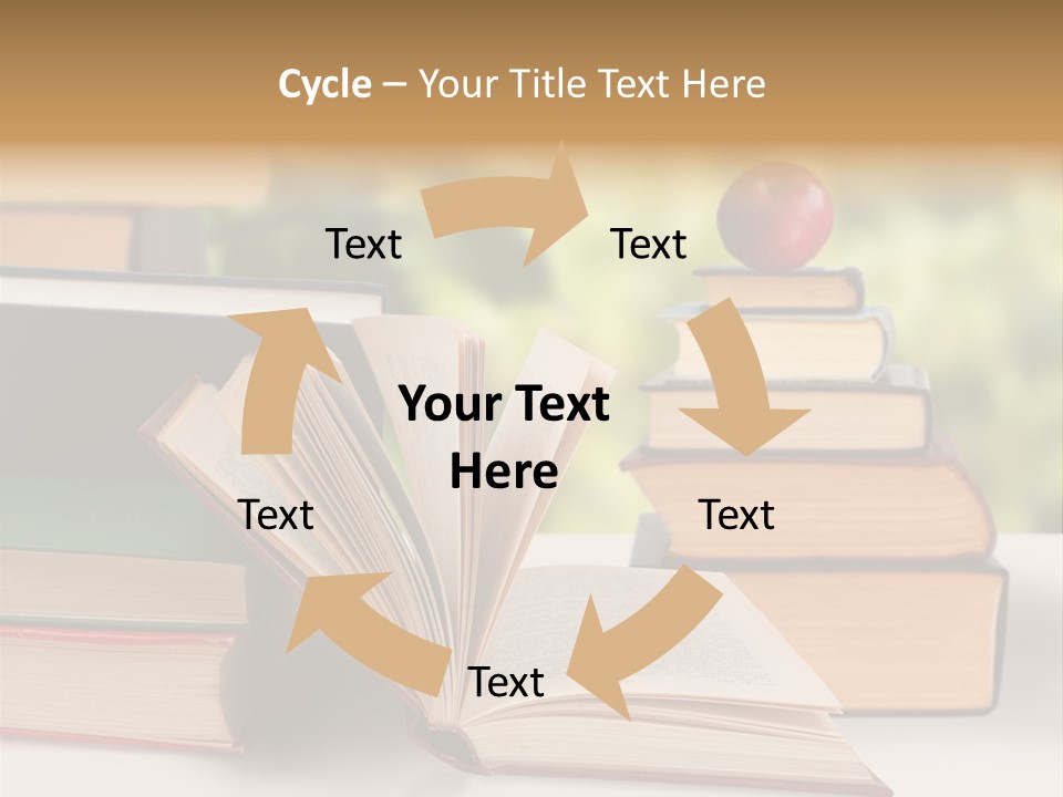 Pie Nature Measure PowerPoint Template