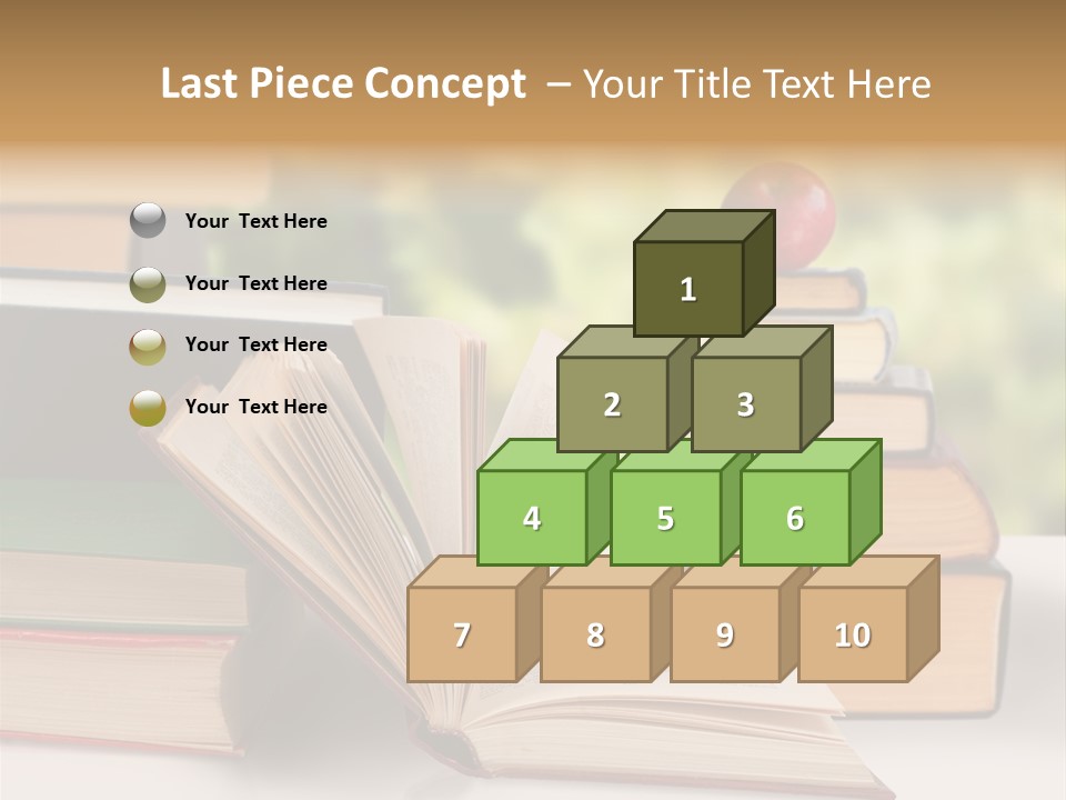 Pie Nature Measure PowerPoint Template