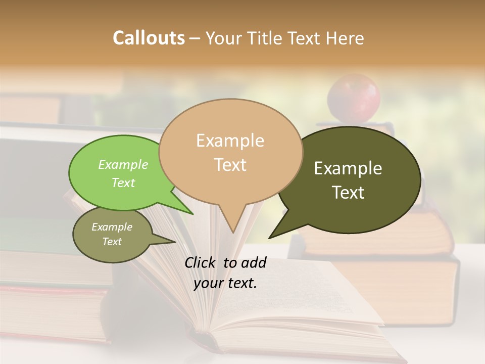 Pie Nature Measure PowerPoint Template