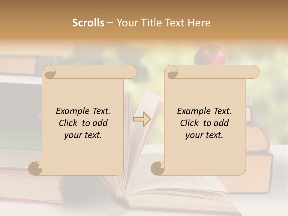 Pie Nature Measure PowerPoint Template