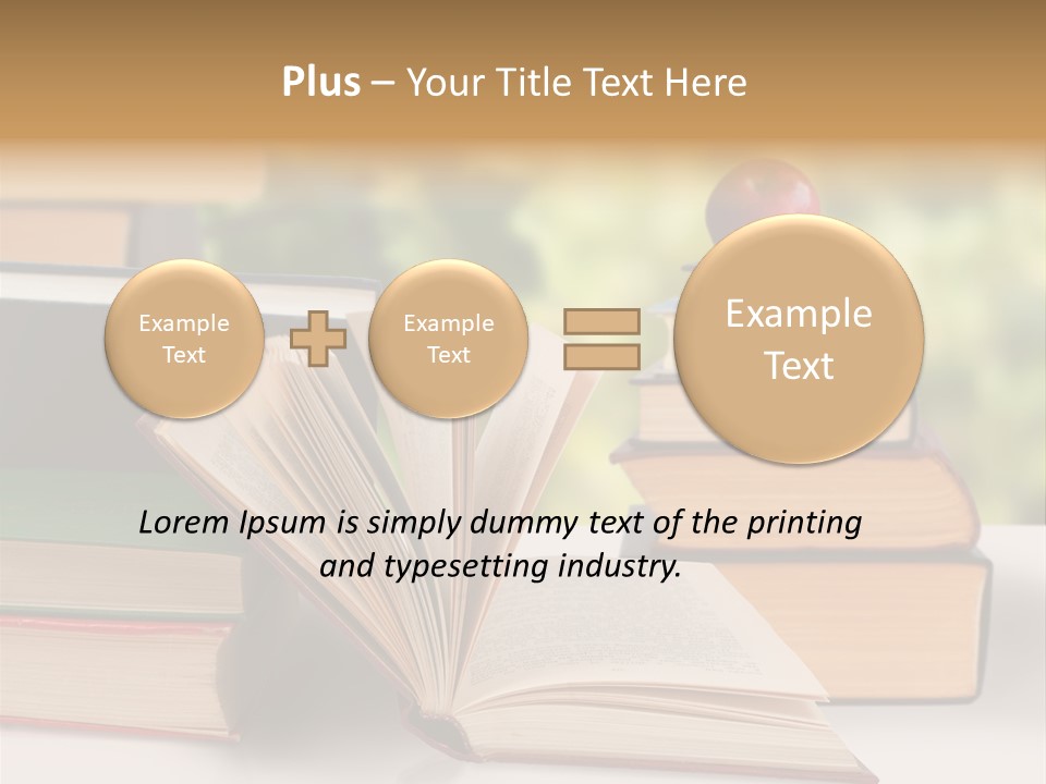 Pie Nature Measure PowerPoint Template