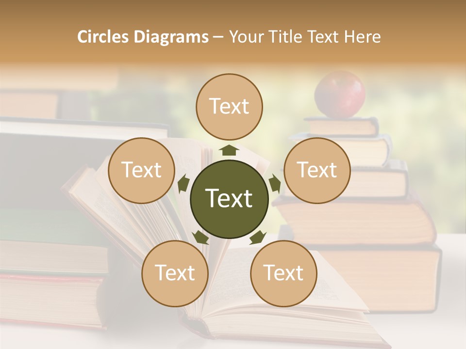 Pie Nature Measure PowerPoint Template