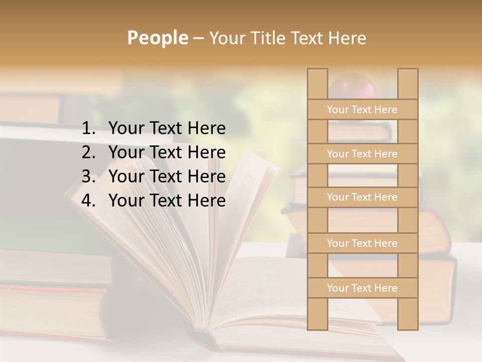 Pie Nature Measure PowerPoint Template