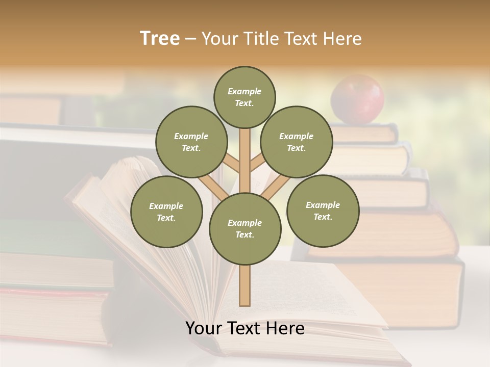 Pie Nature Measure PowerPoint Template