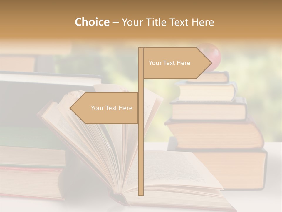 Pie Nature Measure PowerPoint Template