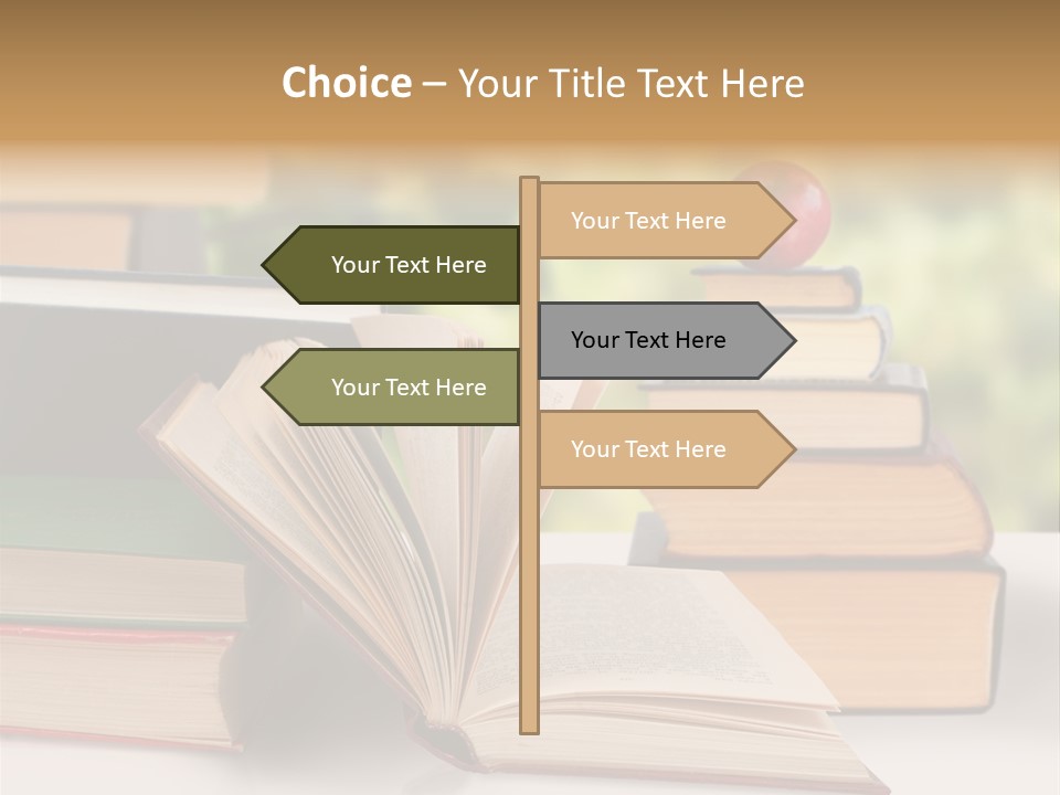 Pie Nature Measure PowerPoint Template