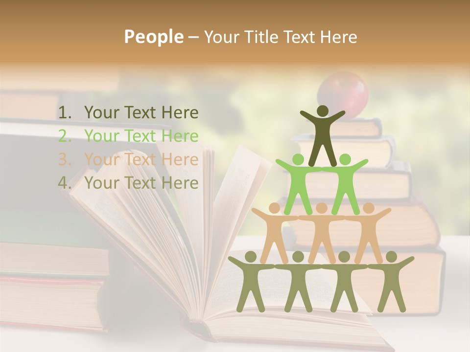 Pie Nature Measure PowerPoint Template