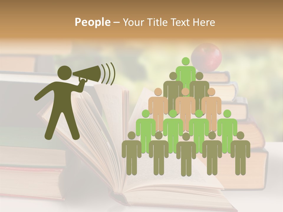 Pie Nature Measure PowerPoint Template