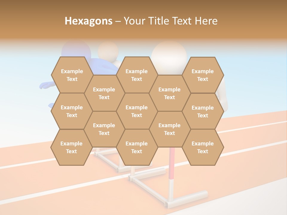 Runner Win Man PowerPoint Template