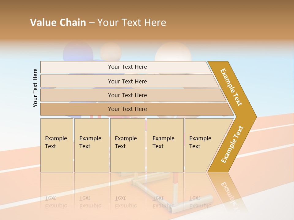 Runner Win Man PowerPoint Template