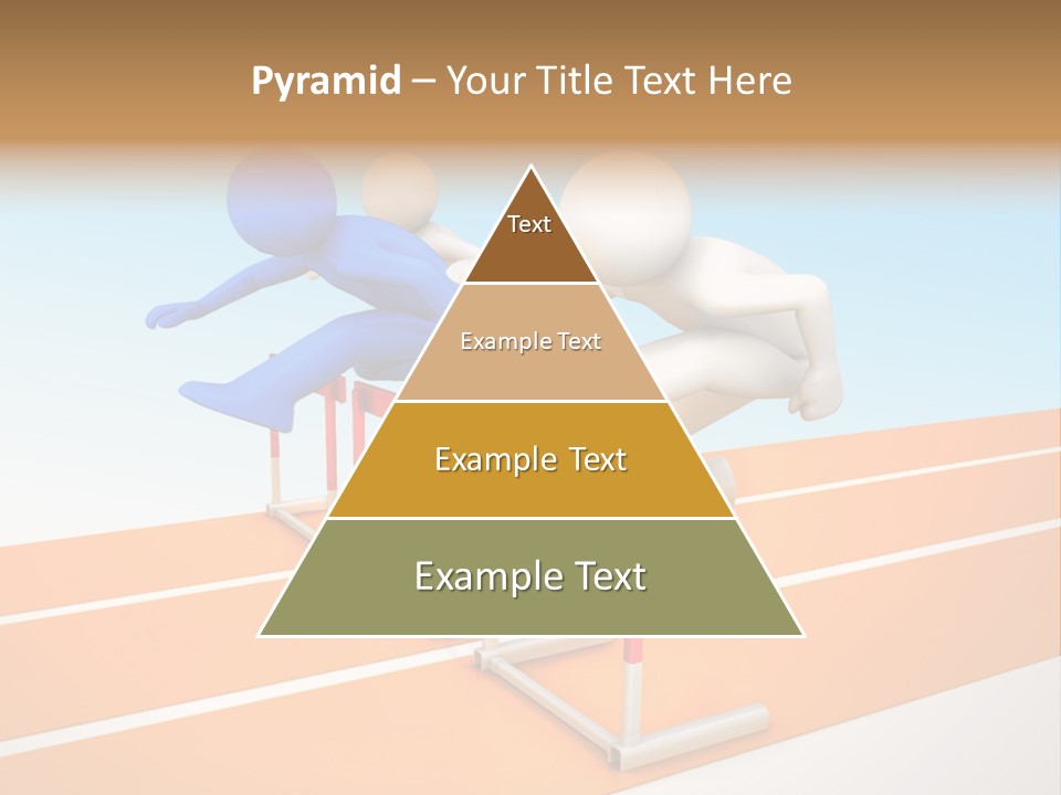 Runner Win Man PowerPoint Template