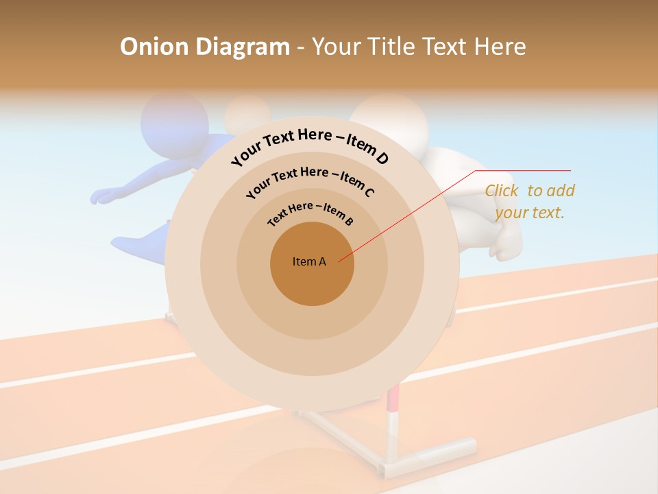 Runner Win Man PowerPoint Template